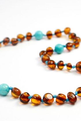 Graded Silicon Necklace – Turquoise