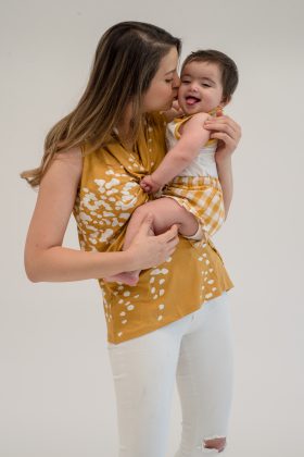 Maternity & Breastfeeding Tank Top – Inbar Yellow