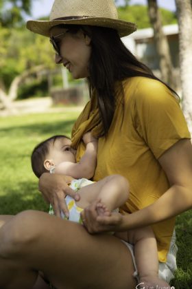 Breastfeeding Blouse – Gilat – Yellow Mustard Printed